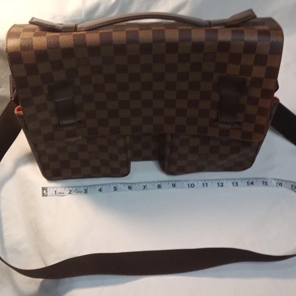Louis Vuitton Broadway Messenger Checkered Bag Purse - Picture 8 of 11